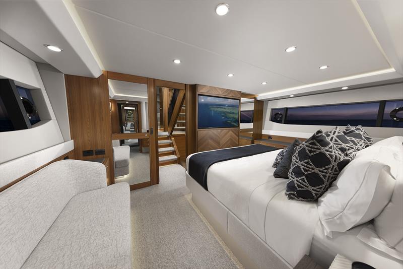 Maritimo M75 Master Stateroom is a masterpiece - photo © Maritimo