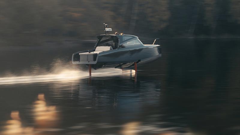First electric C-8 Polestar powered - photo © Candela