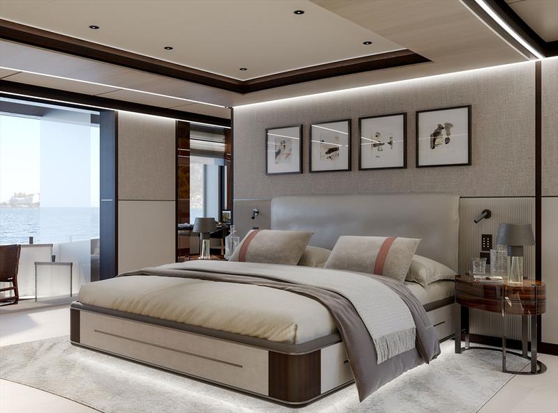 Project Venus YN 20655 - Owner cabin photo copyright Heesen Yachts taken at  and featuring the Power boat class