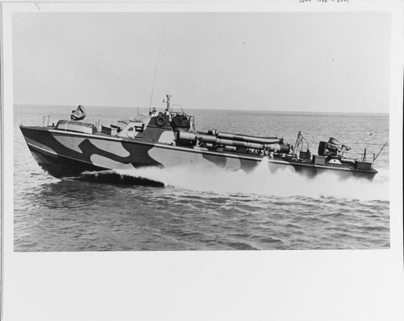 The 78-foot PT boat built by Higgins Industries of New Orleans photo copyright National Archives taken at  and featuring the Power boat class