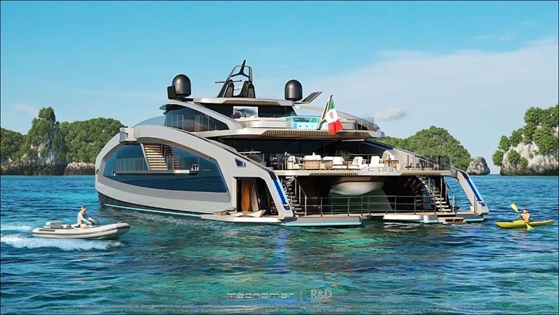 Tecnomar 40m Cat 133 FT photo copyright The Italian Sea Group taken at  and featuring the Power boat class