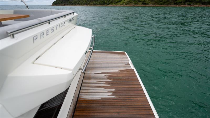 Prestige 460 Flybridge photo copyright The Multihull Group taken at  and featuring the Power boat class