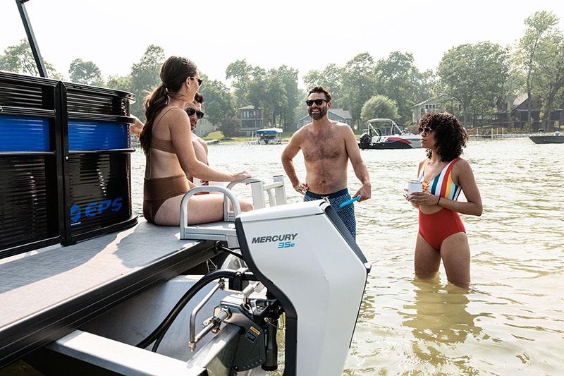Brio 2.0 with Mercury Marine's electric Avator outboards - photo © Princecraft Boats