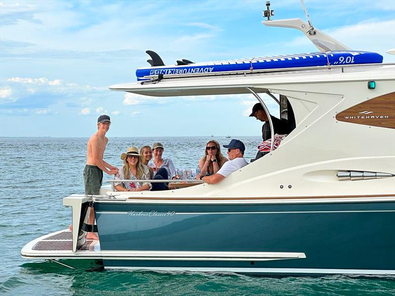Mark Turnbull's voyage with his new Harbour Classic 40 'Soda' - photo © Whitehaven Motor Yachts
