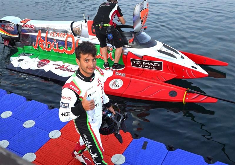Alberto Comparato - fastest in free practice in Indonesia photo copyright Team Abu Dhabi taken at  and featuring the Power boat class