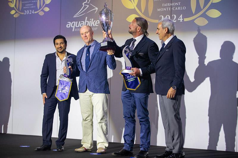 The UIM Class 1 trophy presentation in Monaco at the weekend - photo © Xavier Bertin
