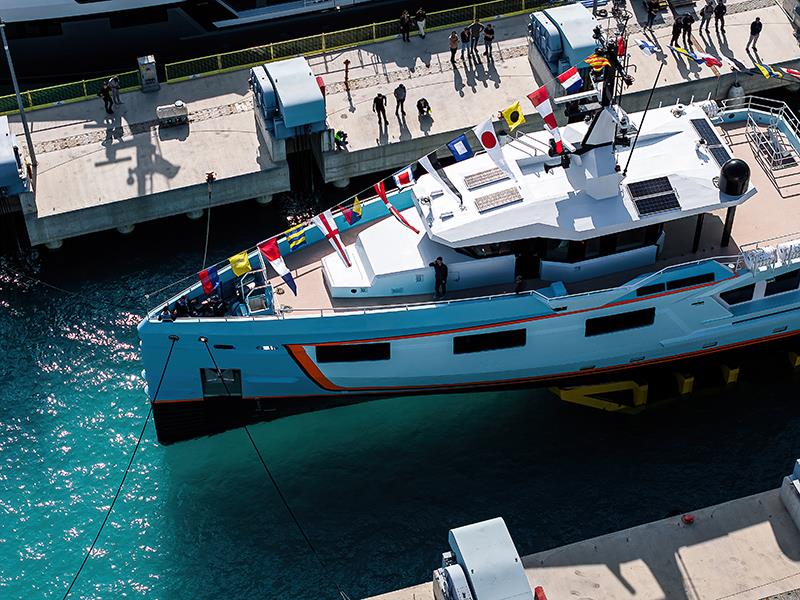 YS53 FIVE OCEANS photo copyright Damen Yachting taken at  and featuring the Power boat class