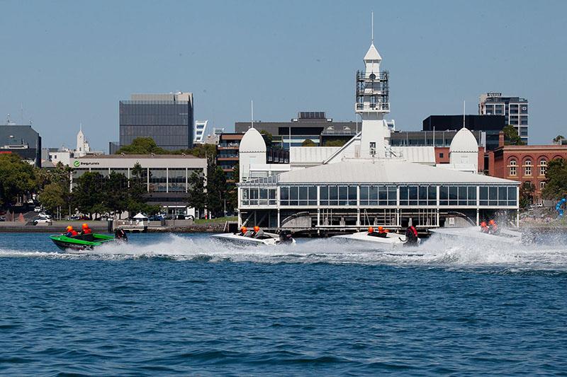 SuperSport 65 with Nut Case, Gigglin' Racing, Pike Racing, and Valentus - 2024 Offshore Superboat Championship Round 2 photo copyright superboat.com.au taken at  and featuring the Power boat class