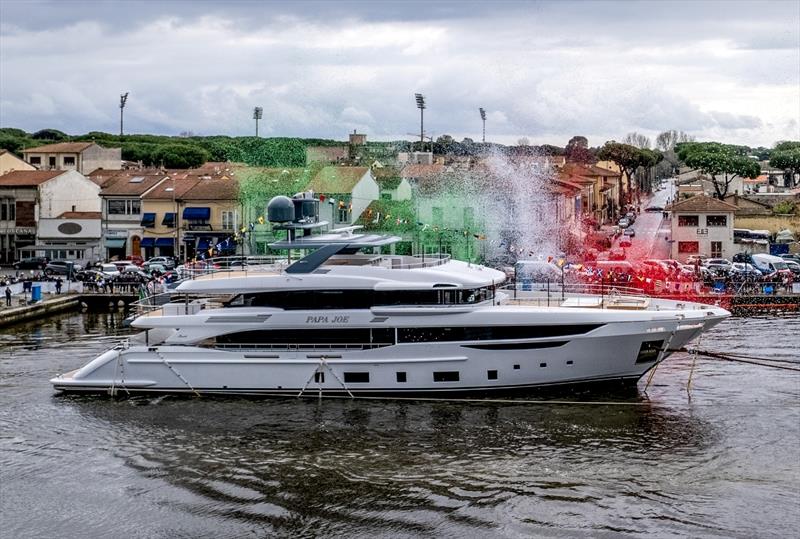 Diamond 44M M/Y `Papa Joe` launch - photo © Benetti Yachts