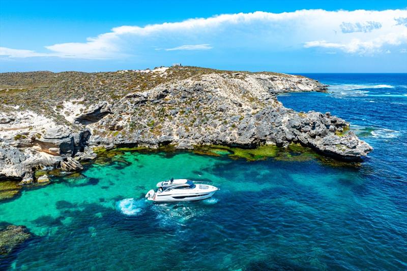 Rotto, as the locals call it, is a protected nature reserve boasting an abundance of unique flora and fauna, including spectacular marine life and the island's most famous resident - the quokka photo copyright Riviera Australia taken at  and featuring the Power boat class