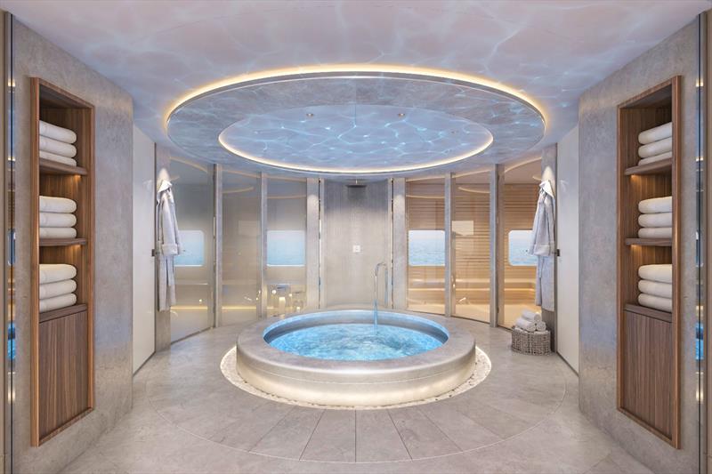 Xplorer 80 - Beach Club and Spa - photo © Damen Yachting