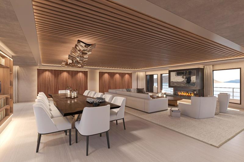 Xplorer 80 - Main Lounge - photo © Damen Yachting