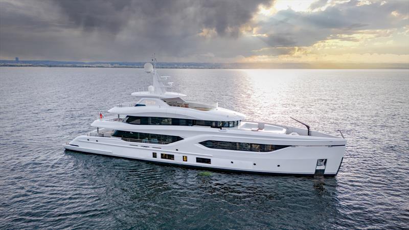 Conrad Shipyard celebrates C144s Extra Time - photo © Conrad Shipyard