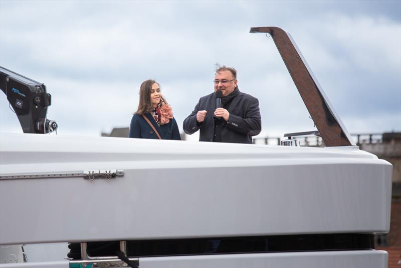 Conrad Shipyard celebrates C144s Extra Time - photo © Conrad Shipyard