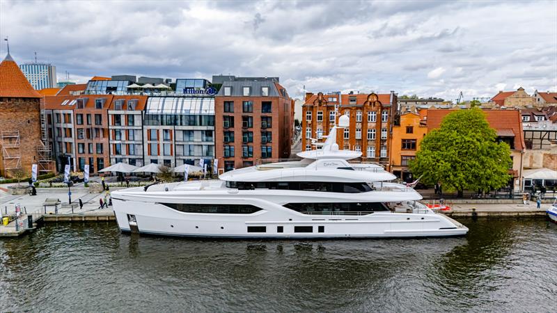 Conrad Shipyard celebrates C144s Extra Time - photo © Conrad Shipyard