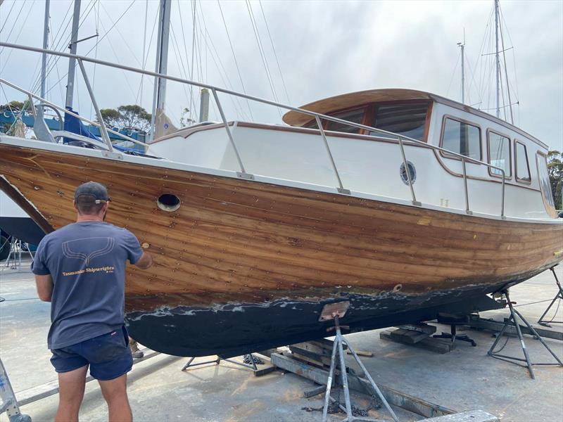 Osprey resto underway photo copyright West System taken at  and featuring the Power boat class