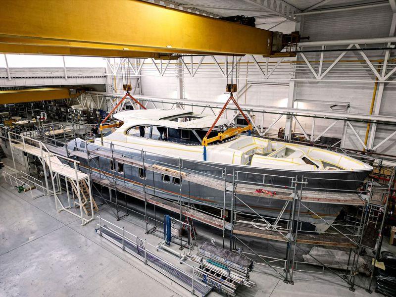 Zeelander 8 - work in progress - photo © Zeelander Yachts