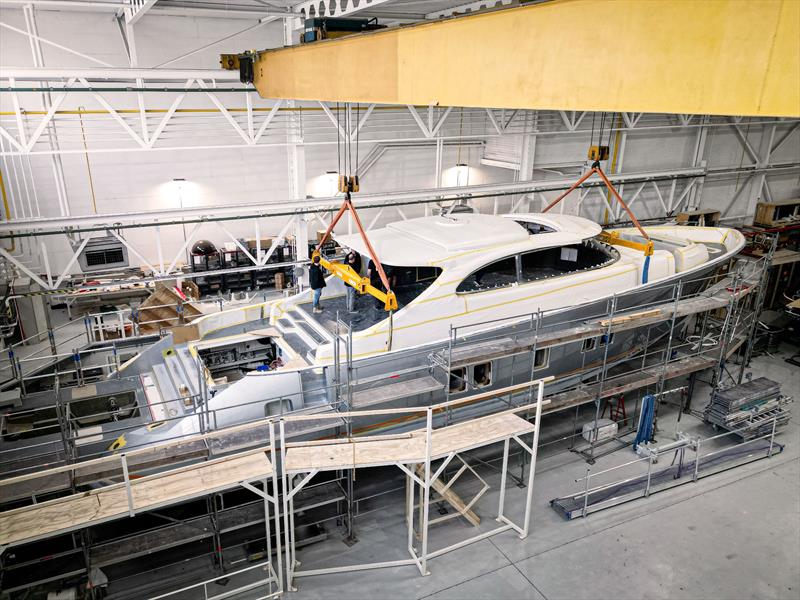 Zeelander 8 - work in progress - photo © Zeelander Yachts