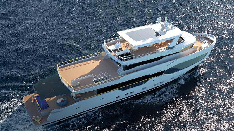 40MXP superyacht - photo © Numarine
