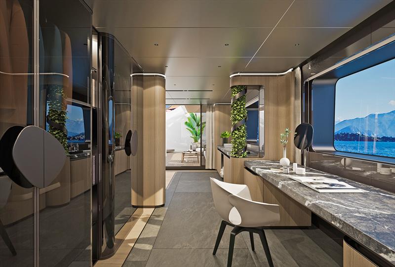 Sirena 42M superyacht - master cabin - photo © Sirena Yachts