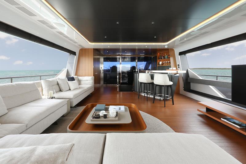 35 Meter Puro hull #1 - Bridge deck - photo © Ocean Alexander