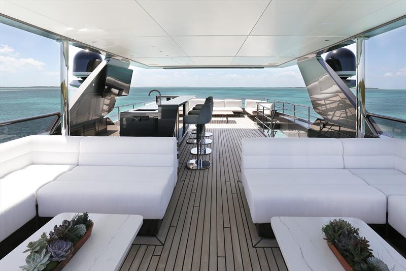 35 Meter Puro hull #1 - Skydeck - photo © Ocean Alexander