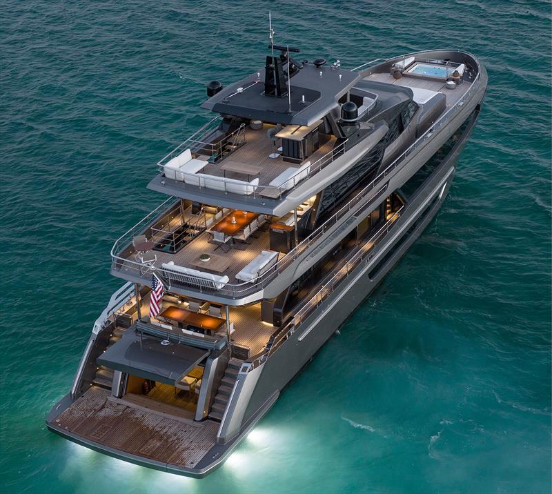 35 Meter Puro hull #1 - photo © Ocean Alexander