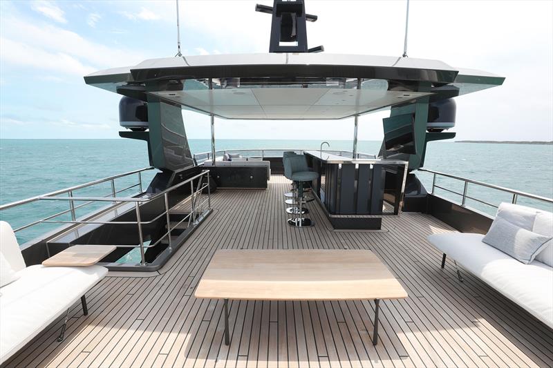 35 Meter Puro hull #1 - Skydeck - photo © Ocean Alexander
