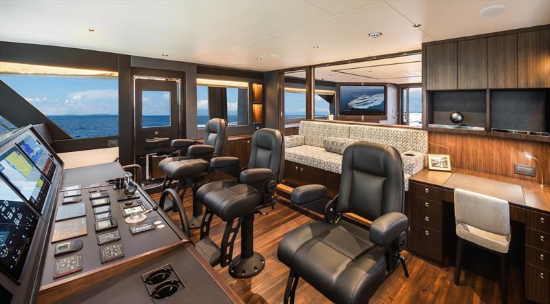 FD110 Series Hull 6 - Pilot house - photo © Horizon Yachts