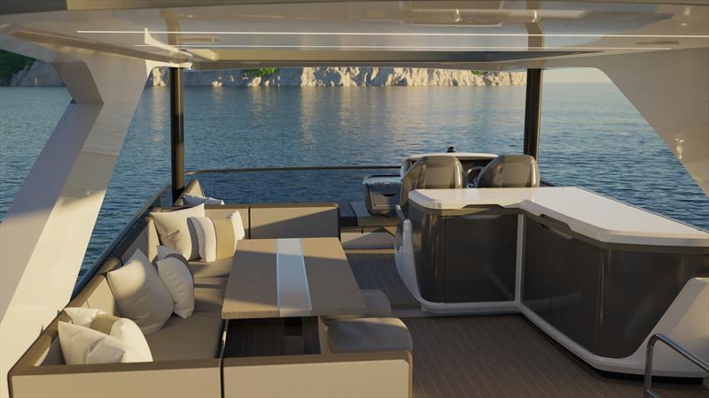Pearl 63 Flybridge - photo © Pearl Yachts