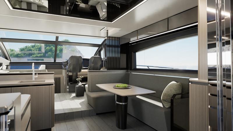 Pearl 63 saloon - photo © Pearl Yachts