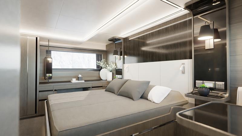 Pearl 63 Master Cabin - photo © Pearl Yachts