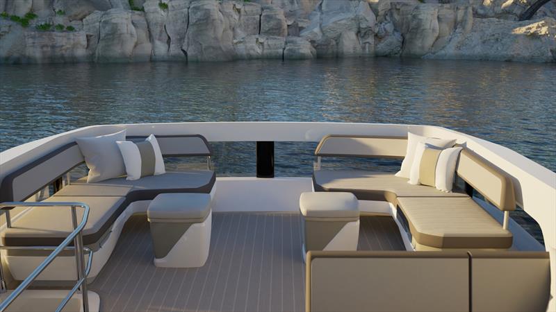 Pearl 63 Flybridge Aft - photo © Pearl Yachts
