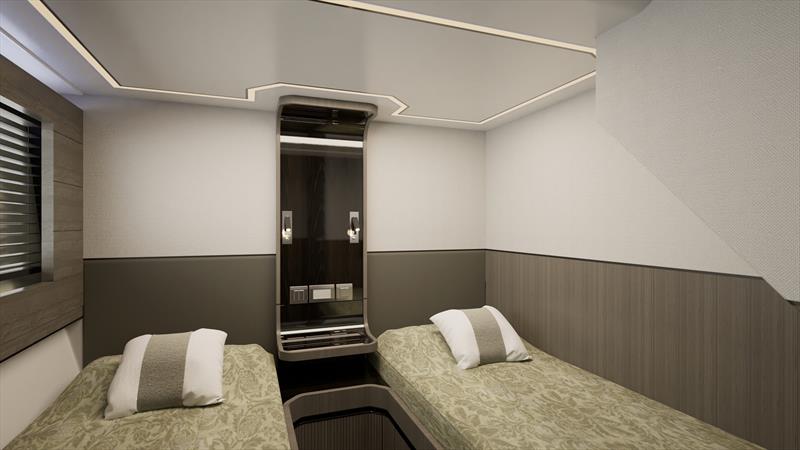 Pearl 63 Lower Cabin - photo © Pearl Yachts