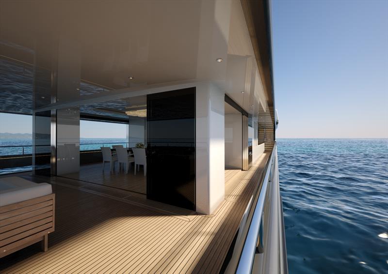 Magnolia 41m photo copyright Denison Yachting taken at  and featuring the Power boat class
