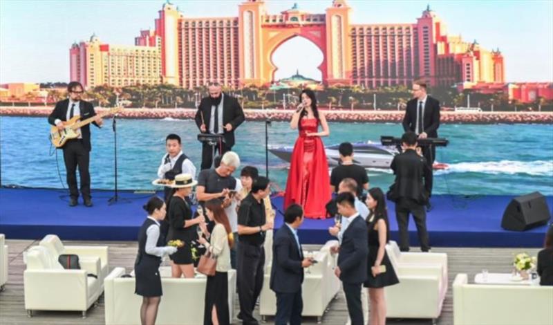 wallywhy200 makes dazzling debut at Shenzhen Bay Marina Club - photo © Ferretti Group