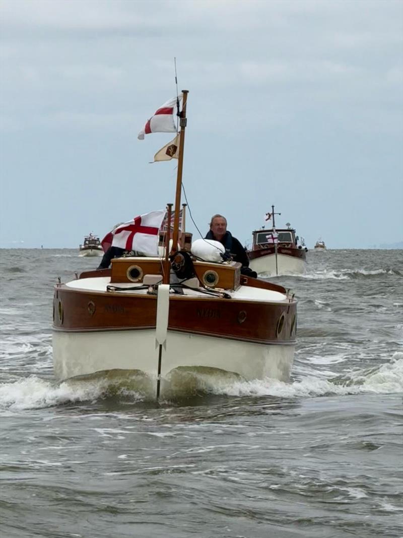 Little Ships Nydia and Quisisana at North Foreland en-route to Ramsgate photo copyright Mick Gentry taken at  and featuring the Power boat class