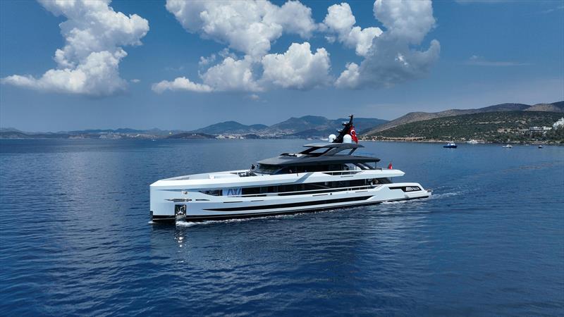 Luca Dini Design & Architecture signs interiors for the first 50m hull by Ada Yacht Works photo copyright Luca Dini Design & Architecture taken at  and featuring the Power boat class