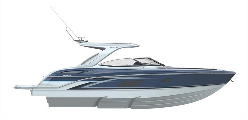 Formula 360 Crossover Bowrider - Stbd profile - photo © Formula Boats