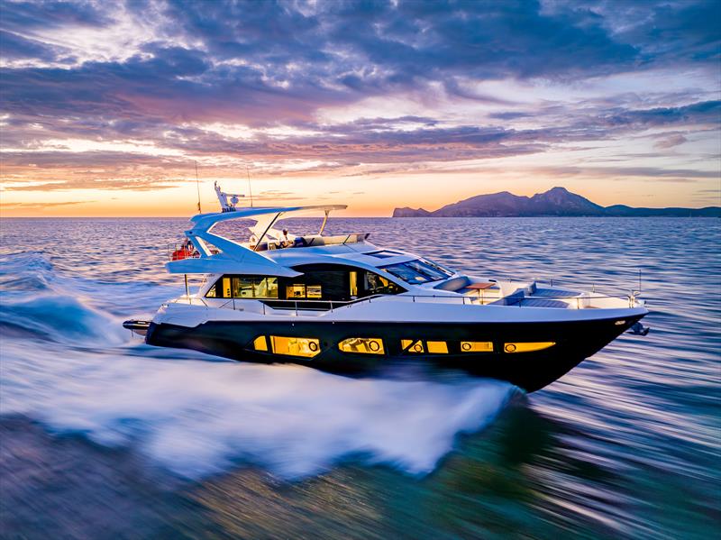 Sunseeker 76 Pashbar photo copyright Sanlorenzo Yachts UK taken at  and featuring the Power boat class