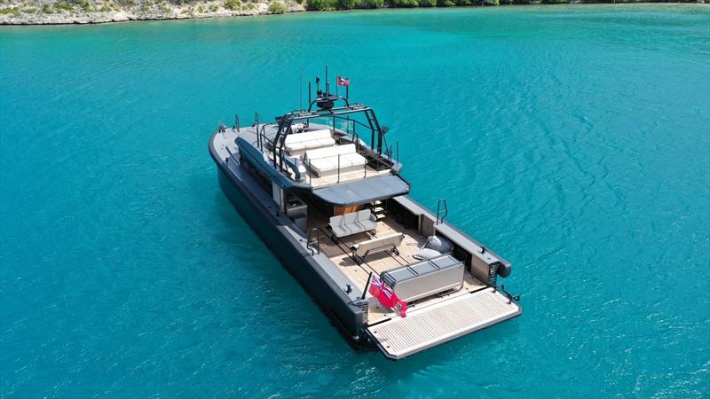 Developed specifically as a chase boat, the Vandal 60 features a semi-enclosed pilot house, a large open aft deck and flybridge, as well as a range of accommodation options for up to 6 guests in three cabins photo copyright Vandal Marine taken at  and featuring the Power boat class