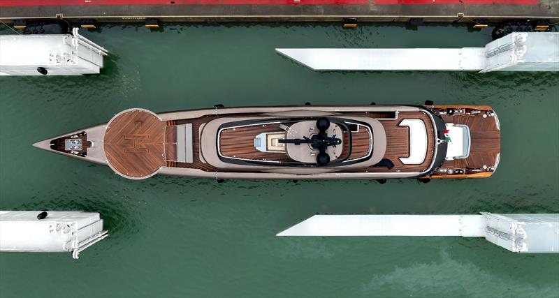 55m superyacht Admiral Raja² - photo © Lorenzo Tampucci
