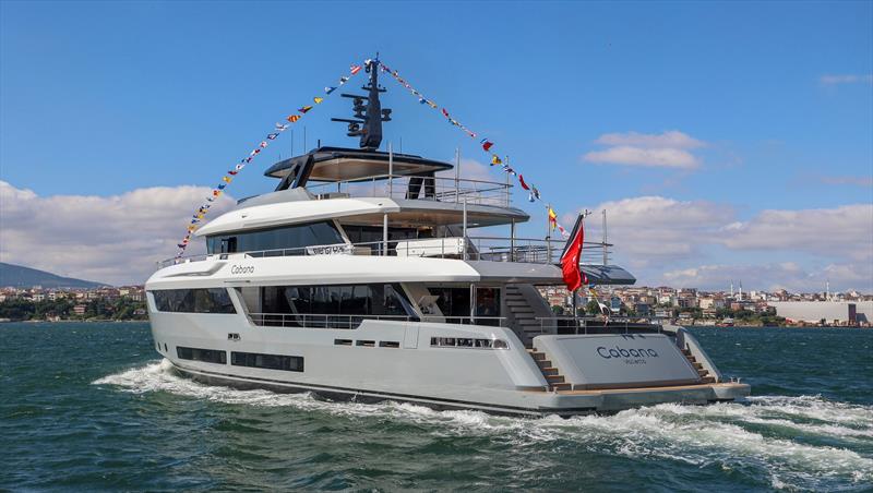 Atlante Classic 35 # 1 M/Y Cabana sea trials photo copyright Atlante Yachts taken at  and featuring the Power boat class