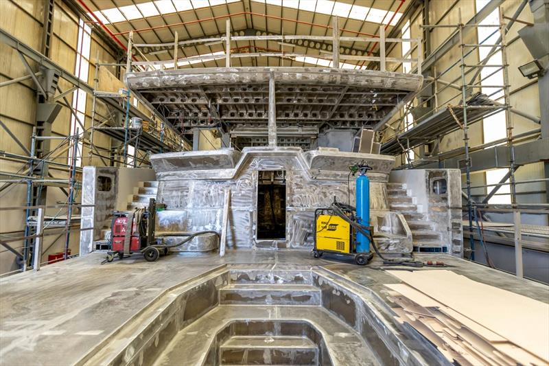 GX42 superyacht construction update - photo © GX Superyachts