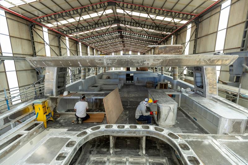 GX42 superyacht construction update - photo © GX Superyachts