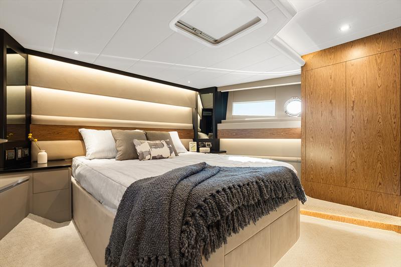 Horizon V68 Hull 12 Fwd. VIP Stateroom photo copyright Horizon Yachts taken at  and featuring the Power boat class