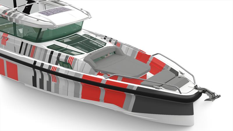 Axopar 38 Bow - photo © Axopar Boats