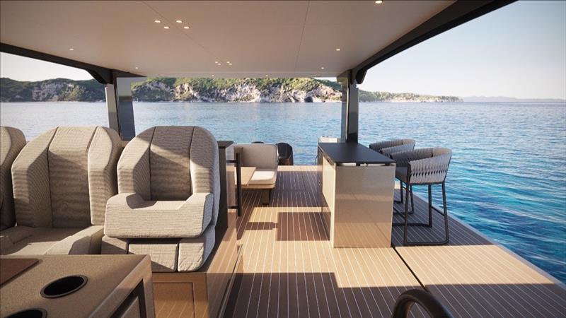 Forte 47 photo copyright Forte Yachts taken at  and featuring the Power boat class