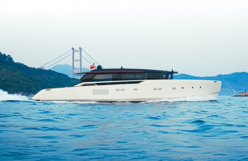 The first SP110 in Hong Kong photo copyright Sanlorenzo Yachts taken at  and featuring the Power boat class
