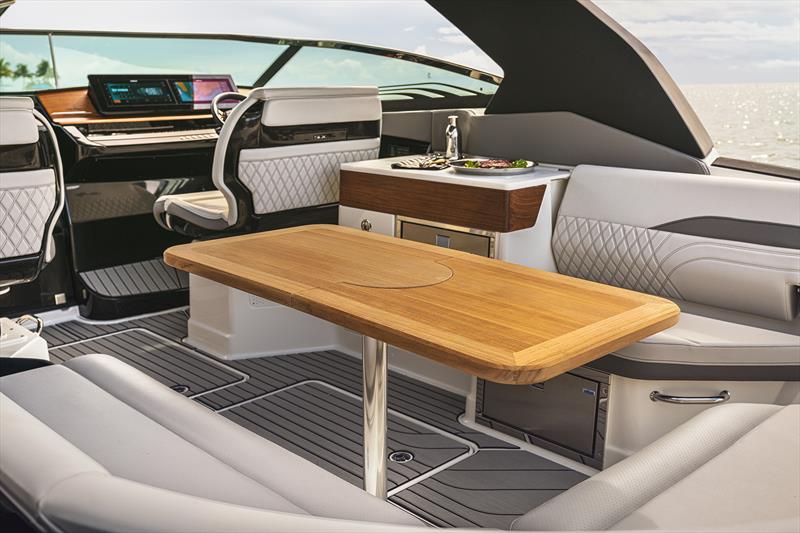 SLX 360 Outboard cockpit table photo copyright Sea Ray taken at  and featuring the Power boat class